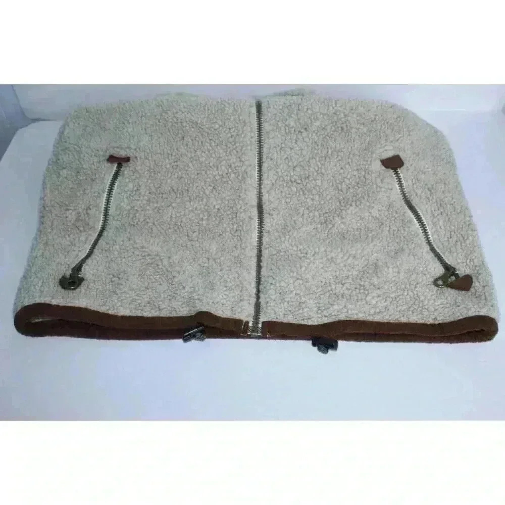 Vintage Alf Women's Sleeveless Western Cowgirl Made in USA Sherpa Vest Size‎ S - Picture 9 of 12